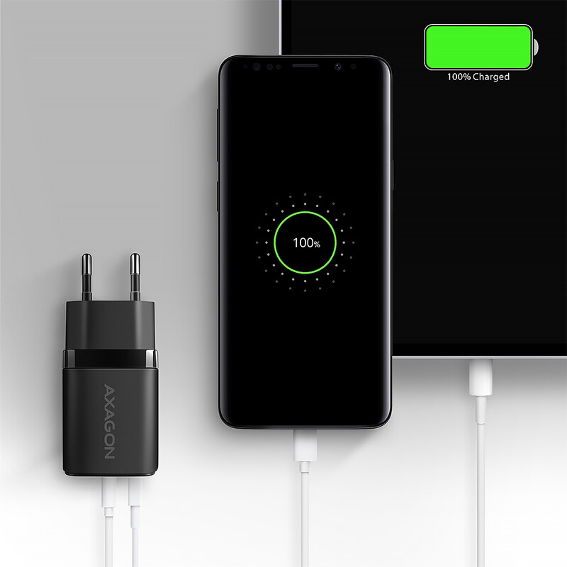 Зарядное устройство Axagon 20W Black (ACU-PQ20)