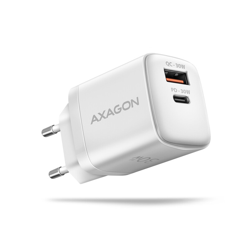 Зарядное устройство Axagon 30W White (ACU-PQ30W)