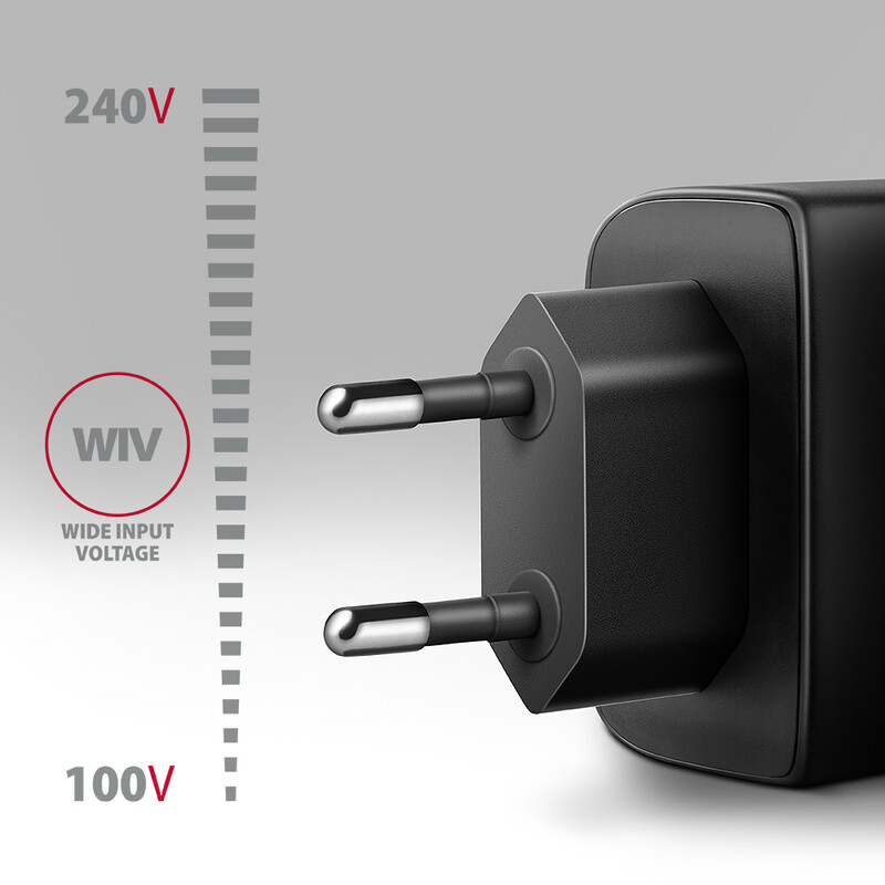 Зарядное устройство Axagon 45W Black (ACU-PQ45)