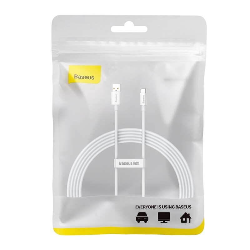 Кабель Baseus Superior Series USB - USB Type-C (M/M), 100W, 2 м White (P10320102214-03)