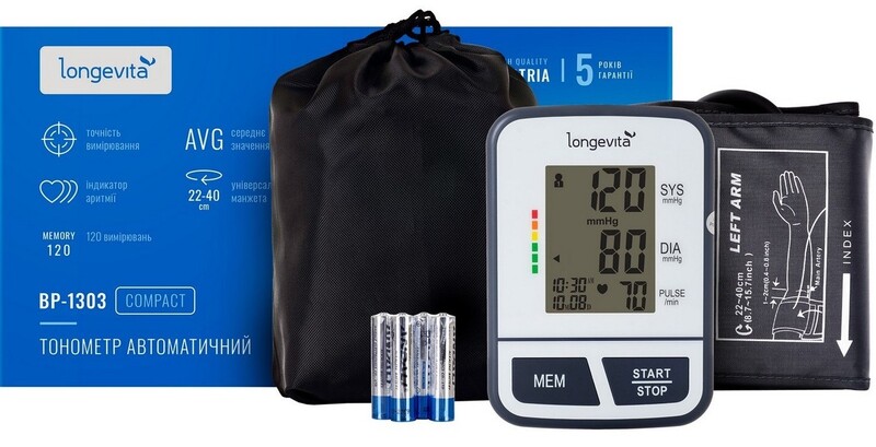 Тонометр Longevita BP-1303