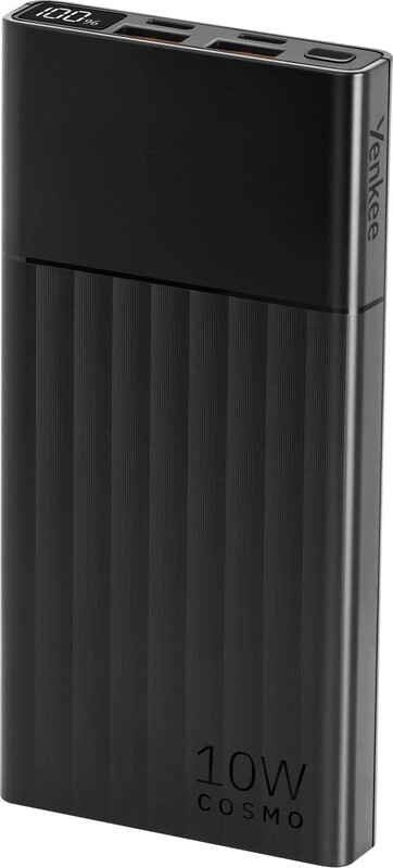 Універсальна мобільна батарея Yenkee YPB 1031 10000mAh PD20W + QC22.5W Black (37000121)