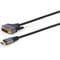 Фото - Кабель Cablexpert HDMI - DVI (M/M), двунаправленный, 18 + 1 pin, 1.8 м, Black (CC-HDMI-DVI-4K-6) | click.ua