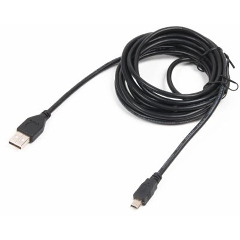 Кабель Cablexpert USB - mini-USB V 2.0 (M/M), 3 м, черный (CCP-USB2-AM5P-10)