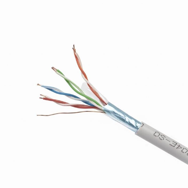 Кабель витая пара Cablexpert FTP (FPC-5004E-SO/100C) CAT5e, одножильная, экранированная фольгой, 100м