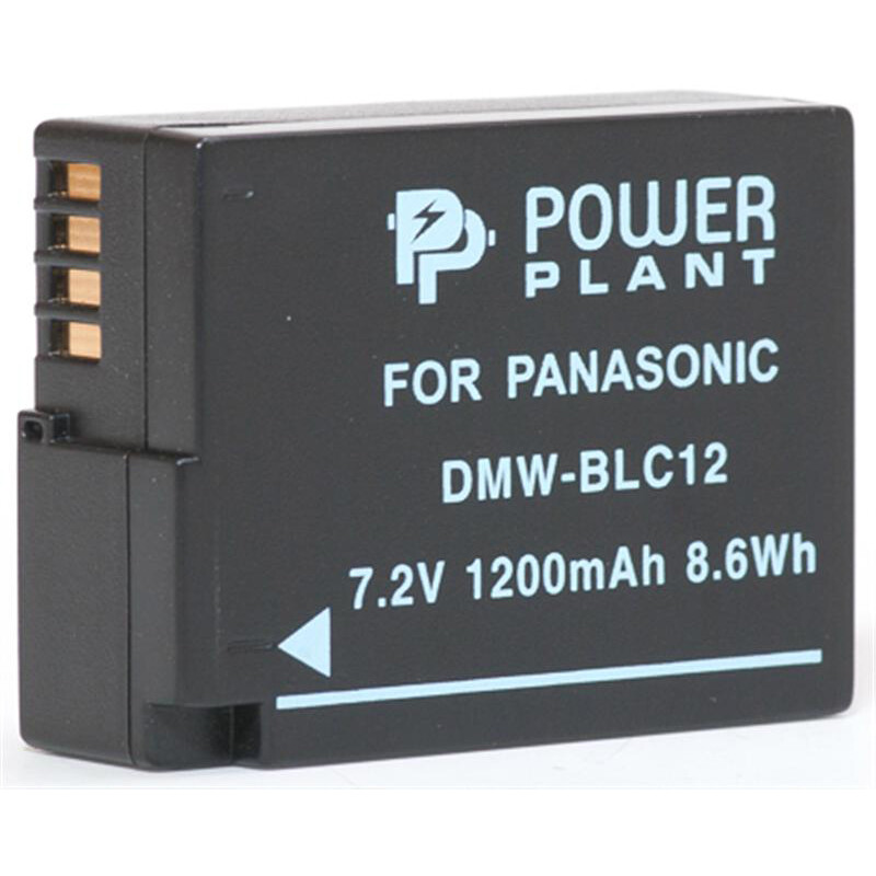 Аккумулятор PowerPlant Panasonic DMW-BLC12, DMW-GH2 1200mAh (DV00DV1297)