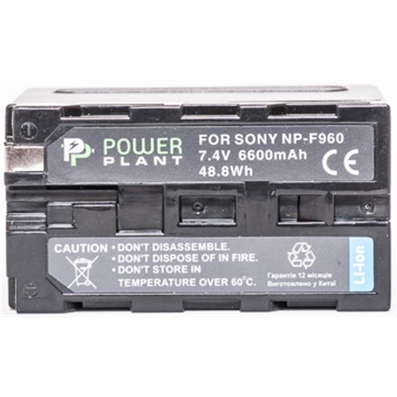 Аккумулятор PowerPlant Sony LED NP-F960 6600mAh (DV00DV1367)