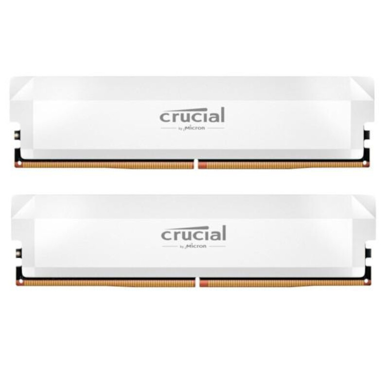 Модуль пам`ятi DDR5 2x32GB/6400 Crucial Pro Overclocking White (CP2K32G64C40U5W)