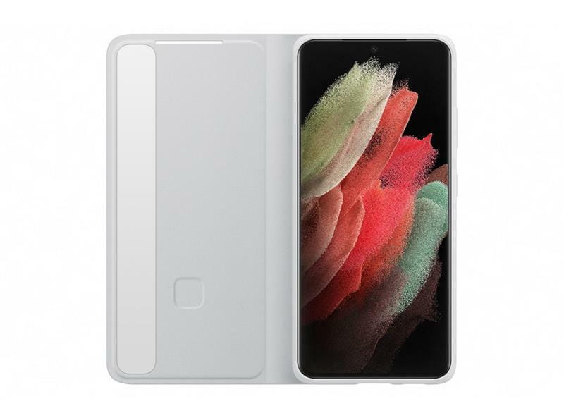 Чехол-книжка Samsung Smart Clear View Cover для Samsung Galaxy S21 Ultra SM-G998 Light Gray (EF-ZG998CJEGRU)