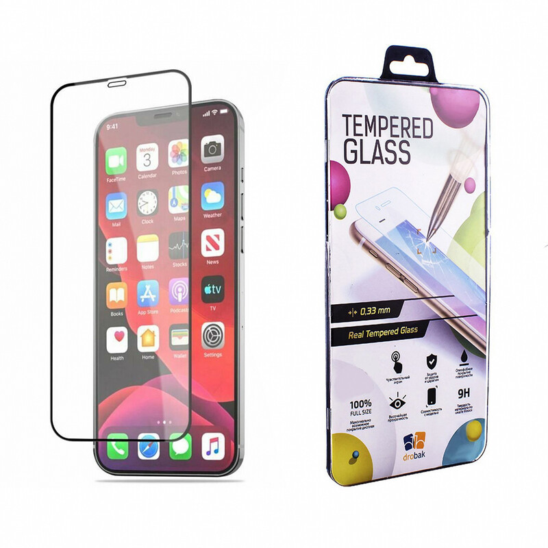 Защитное стекло Drobak для Apple iPhone 13 Pro Frame A+ (Black) (606037)