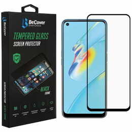 Защитное стекло BeCover для Oppo A54 Black (706655)