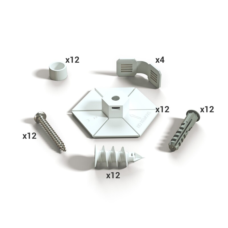 Монтажный набор Nanoleaf Light Panels Screw Mount Kit для светодиодных панелей (NL25-0001)