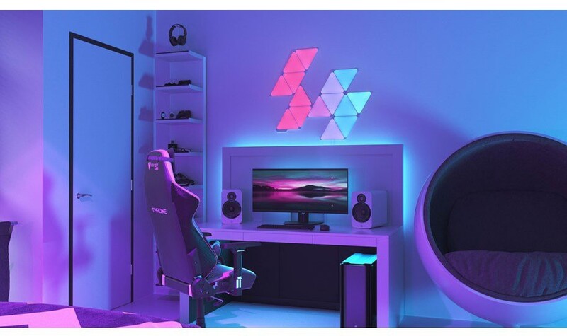 Умная система освещения Nanoleaf Shapes Triangles Starter Kit Apple HomeKit, 9 шт. (NL47-0002TW-9PK)