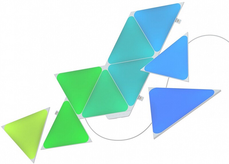 Умная система освещения Nanoleaf Shapes Triangles Starter Kit Apple HomeKit, 9 шт. (NL47-0002TW-9PK)