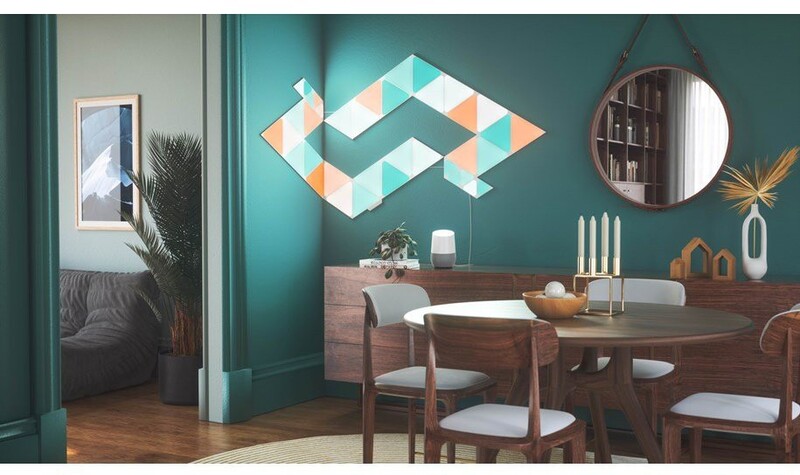 Розумна система освітлення Nanoleaf Shapes Triangles Starter Kit Apple HomeKit, 15 шт. (NL47-6002TW-15PK)