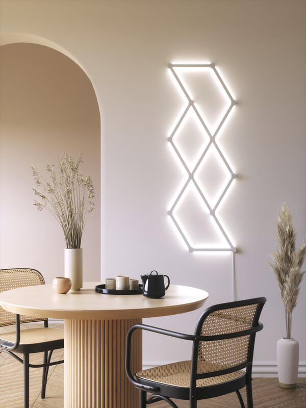 Умная система освещения Nanoleaf Lines Starter Kit Apple HomeKit, 15 шт. (NL59-K-6002LW-15PKEU)
