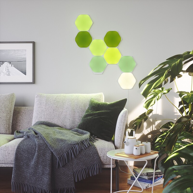 Дополнительные панели Nanoleaf Shapes Hexagons Expansion Pack Apple HomeKit, 3 шт. (NL42-0001HX-3PK)