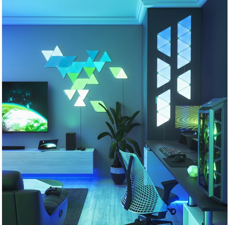 Додаткові панелі Nanoleaf Shapes Triangles Expansion Pack Apple HomeKit, 3 шт. (NL47-0001TW-3PK)