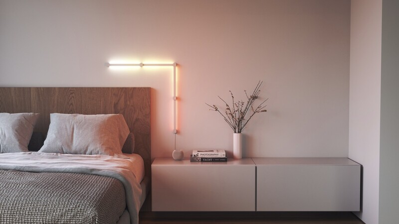 Додаткові панелі Nanoleaf Lines 90 Degrees Expansion Pack Apple HomeKit, 3 шт. (NL59E00-3SN00)