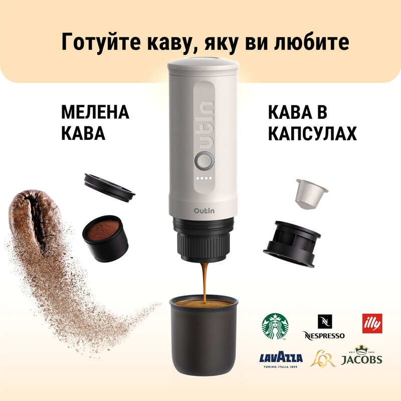 Кофеварка Outin Otem 01 (OTEM-01-PW)