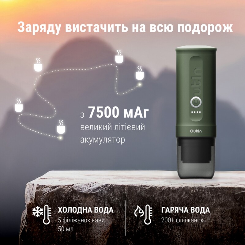Кавоварка Outin Otem 01 (OTEM-01-FG-BAG)