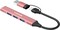 Фото - Концентратор USB Type-C Canyon DS-02 4-в-1 Pink (CNS-TDS02P) | click.ua