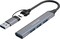 Фото - Концентратор USB Type-C Canyon DS-02 4-в-1 Grey (CNS-TDS02G) | click.ua