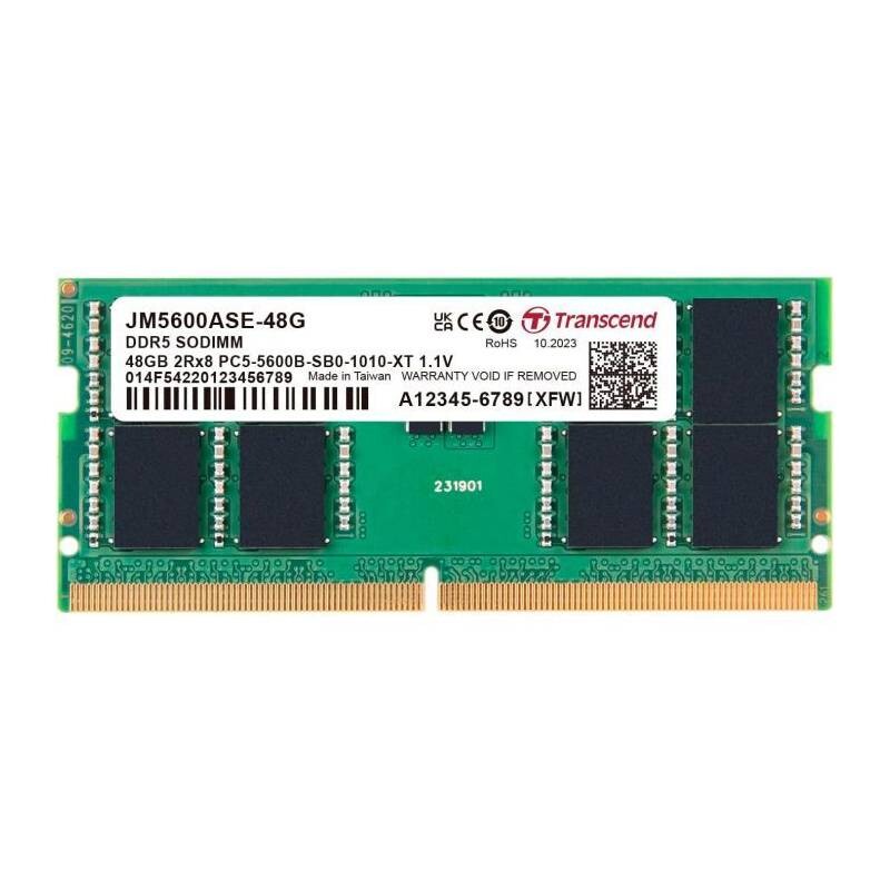 Модуль памяти SO-DIMM 48GB/5600 DDR5 Transcend (JM5600ASE-48G)