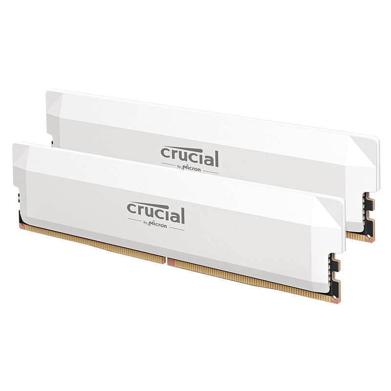 Модуль пам`ятi DDR5 2x16GB/6000 Crucial Pro Overclocking White (CP2K16G60C36U5W)