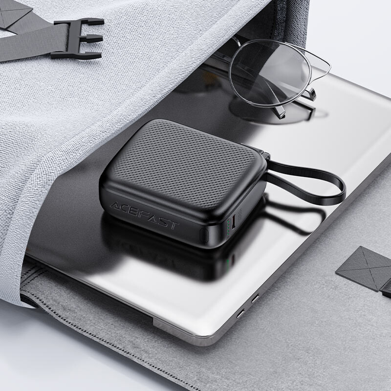 Універсальна мобільна батарея Acefast M15 10000mAh 20W Black (6974316283973)