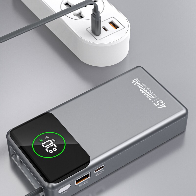 Универсальная мобильная батарея Dudao K31 Pro 20000mAh 45W Black (6977196682010)