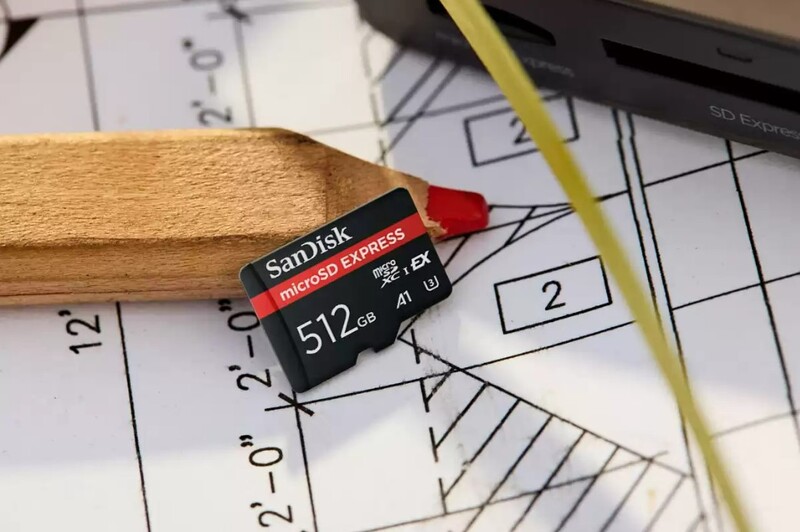 Карта пам`ятi MicroSDXC 512GB UHS-1/U3 Class 10 SanDisk Express R880/W650MB/s (SDSQXFN-512G-GN4NN)