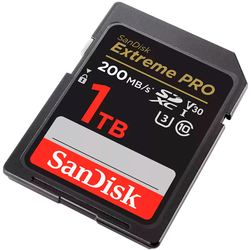 Карта памяти SDXC 1TB UHS-I/U3 Class 10 SanDisk Extreme Pro R200/W140MB/s (SDSDXXD-1T00-GN4IN)