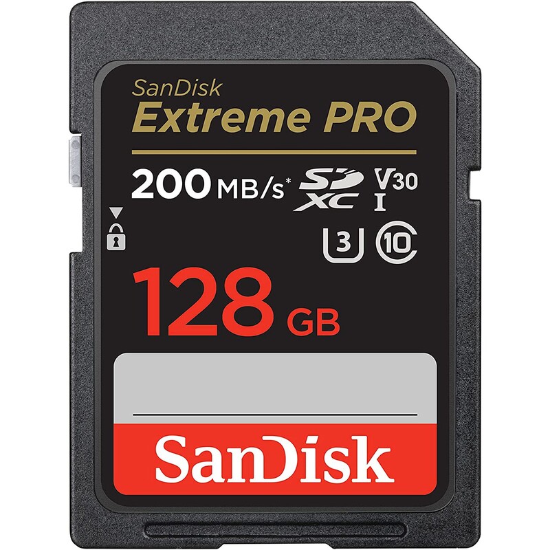 Карта памяти SDXC 128GB UHS-I/U3 Class 10 SanDisk Extreme Pro R200/W90MB/s (SDSDXXD-128G-GN4IN)