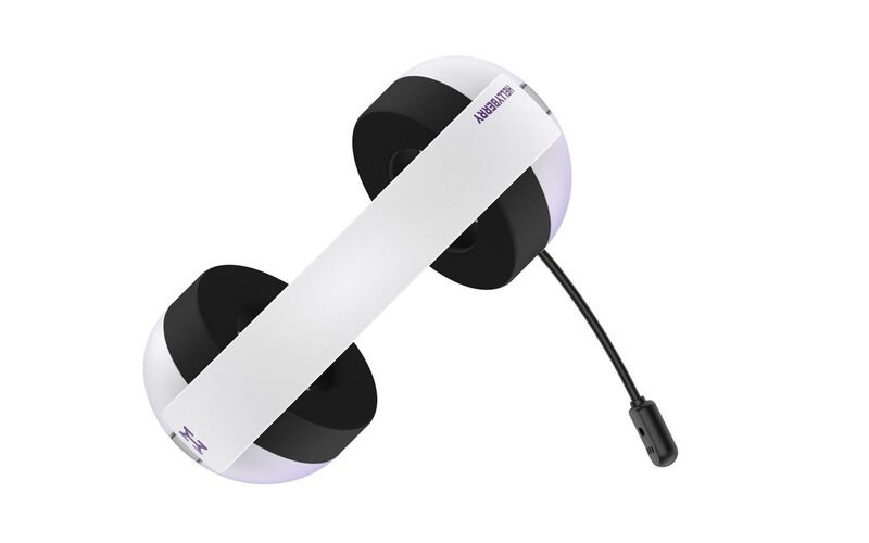 Bluetooth-гарнитура Hator Hellyberry HH30 Pro Wireless White/Violet (HH30_PRO_wireless_WV)