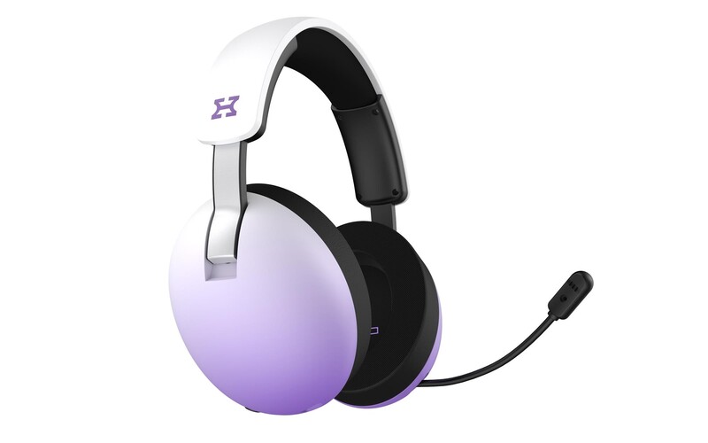 Bluetooth-гарнитура Hator Hellyberry HH30 Pro Wireless White/Violet (HH30_PRO_wireless_WV)