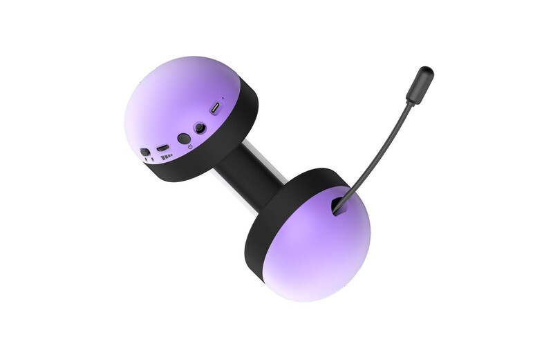 Bluetooth-гарнитура Hator Hellyberry HH30 Pro Wireless White/Violet (HH30_PRO_wireless_WV)
