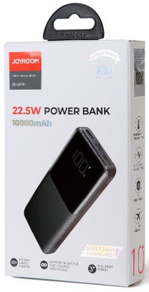 Універсальна мобільна батарея Joyroom 10000mAh 22.5W Black (JR-QP191)