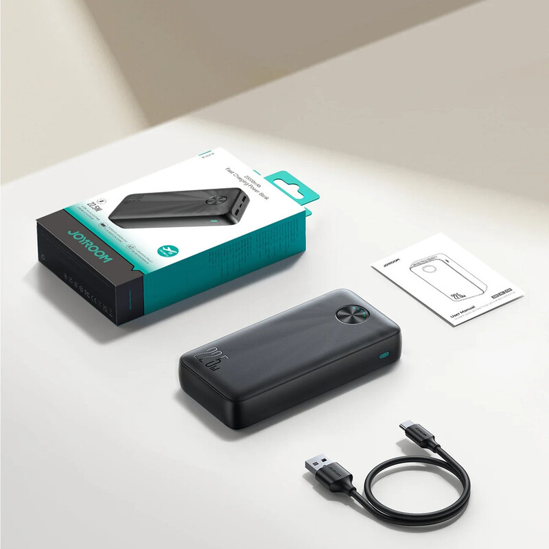 Универсальная мобильная батарея Joyroom 20000 mAh 22.5W Black (JR-PBF16)
