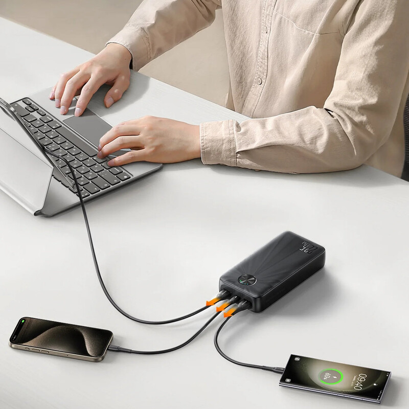 Универсальная мобильная батарея Joyroom 20000 mAh 22.5W Black (JR-PBF16)