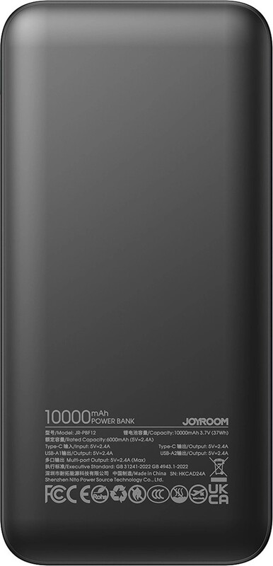 Универсальная мобильная батарея Joyroom 10000mAh 12W Black (JR-PBF12)