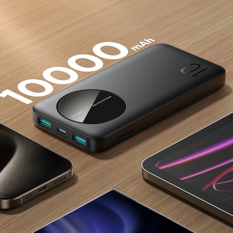 Универсальная мобильная батарея Joyroom 10000mAh 12W Black (JR-PBF12)