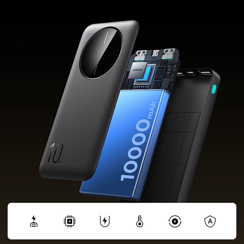 Универсальная мобильная батарея Joyroom 10000mAh 12W Black (JR-PBF12)