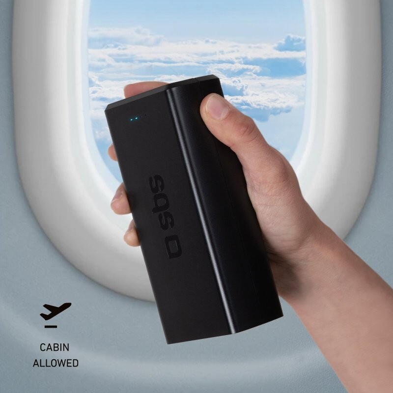 Універсальна мобільна батарея SBS 30000 mAh 20W Black (TTBB30000PD20K)