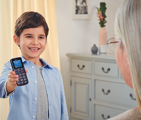 Мобiльний телефон Panasonic KX-TU110 Dual Sim Blue (KX-TU110EXC)