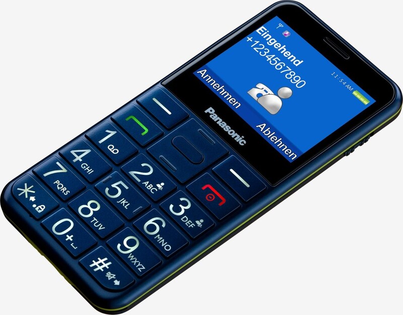 Мобильный телефон Panasonic KX-TU155 Dual Sim Blue (KX-TU155EXCN)