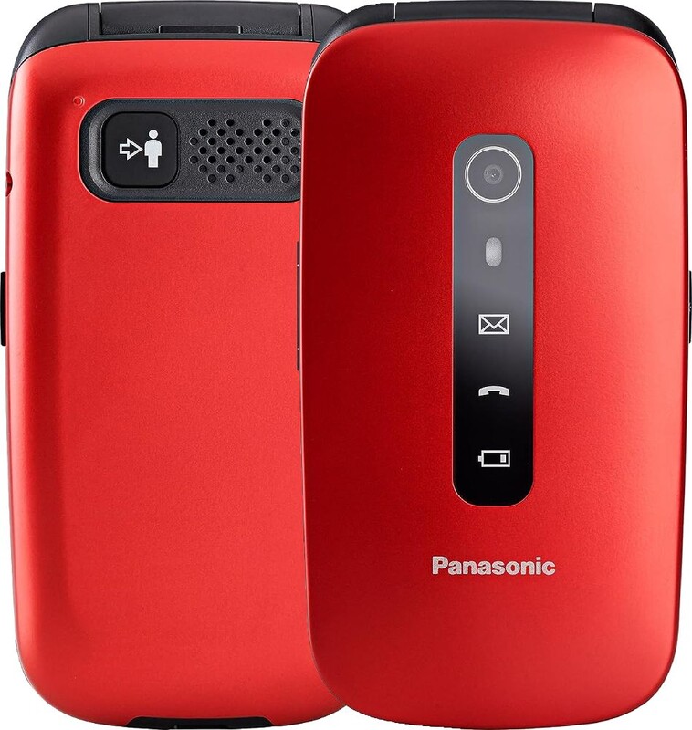 Мобильный телефон Panasonic KX-TU550 Red (KX-TU550EXR)