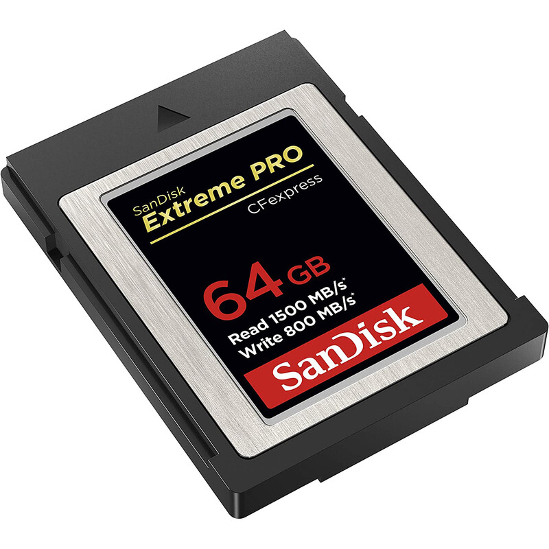 Карта памяти CFexpress (Type B) 64GB SanDisk Extreme Pro R1500/W800MB/s (SDCFE-064G-GN4NN)