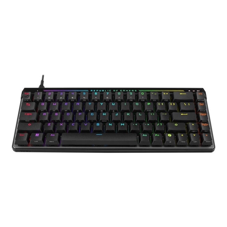 Клавiатура Asus ROG Falchion Ace 68key HFX Magnetic Switches Black (90MP03VE-BKMA00)