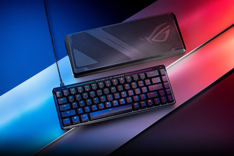 Клавiатура Asus ROG Falchion Ace 68key HFX Magnetic Switches Black (90MP03VE-BKMA00)